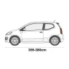 Pokrowiec przeciwgradowy 14mm S2 hatchback 355-380cm + pas - NAVA GROUP