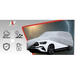 Pokrowiec przeciwgradowy 14mm S2 hatchback 355-380cm + pas - NAVA GROUP