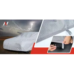 Pokrowiec przeciwgradowy 14mm S1 hatchback 380-405cm + pas - NAVA GROUP