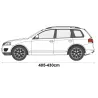 Pokrowiec przeciwgradowy 14mm M1 SUV 405-430cm + pas - NAVA GROUP
