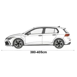 Pokrowiec przeciwgradowy 7mm Chevrolet Aveo T300 2011-...r hatchback + pas - NAVA GROUP