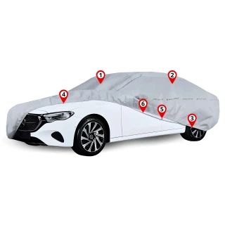 Pokrowiec przeciwgradowy 7mm Mercedes Klasa E W213 2016-...r sedan + pas - NAVA GROUP