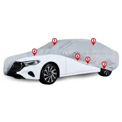 Pokrowiec przeciwgradowy 7mm Seat Leon II 2005-2012r hatchback + pas - NAVA GROUP