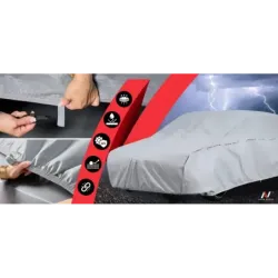 Pokrowiec przeciwgradowy 7mm Fiat Punto Evo 2010-2011r + pas - NAVA GROUP