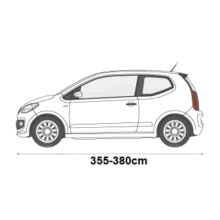 Pokrowiec przeciwgradowy 14mm Mini One I 2001-2006r + pas - NAVA GROUP