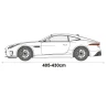 Pokrowiec przeciwgradowy 14mm Mercedes SLK R172 2011-2015r + pas - NAVA GROUP