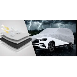 Pokrowiec przeciwgradowy 11mm M1 hatchback 405-430cm + pas - NAVA GROUP