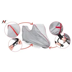 Pokrowiec na motor z kufrem M practic - NAVA GROUP