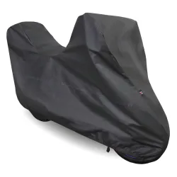 Pokrowiec na motor z kufrem l classic czarny - NAVA GROUP