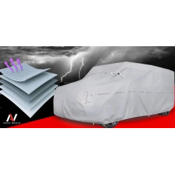 Pokrowiec przeciwgradowy 14mm S2 hatchback 355-380cm + pas - NAVA GROUP