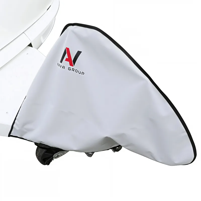 Pokrowiec na dyszel/zaczep poliestrowy szary - NAVA GROUP