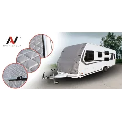 Mata termiczna na przód przyczepy kempingowej 220x180 Pokrowiec Holowniczy
