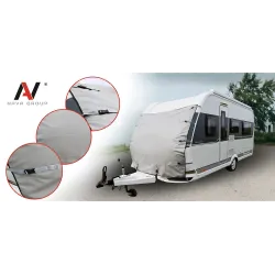 Mata ochronna na przód przyczepy kempingowej 240x180 pokrowiec holowniczy
