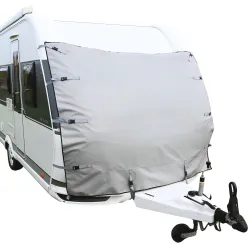 Mata ochronna na przód przyczepy kempingowej 240x180 pokrowiec holowniczy