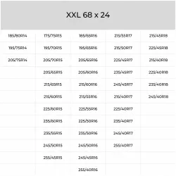 Pokrowiec na koło z gumą XXL sezonowe przechowywanie opony