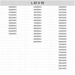 Pokrowiec na koło z zamkiem L sezonowe przechowywanie opony