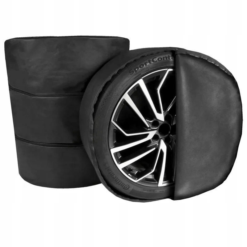 Pokrowce na koła samochodowe zestaw przechowywanie opony z zamkiem XXL