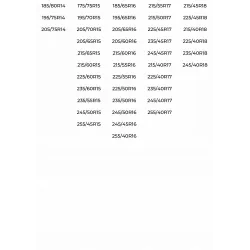 Pokrowce na koła samochodowe zestaw przechowywanie opony z zamkiem XXL