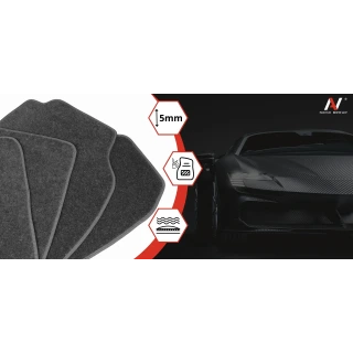 Dywaniki welurowe exclusive Mini Cooper III 2013-...r - NAVA GROUP