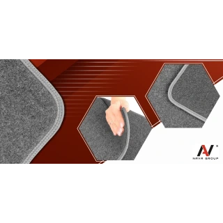 Dywaniki Samochodowe Welurowe Nissan Juke I 2010-2019r Practic  Komplet Szare