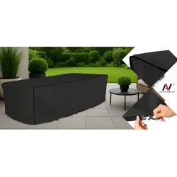 Pokrowiec na Meble Ogrodowe Stół Wodoodporny na Wymiar 150-200cm Mocny