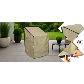 Pokrowiec na Krzesła Ogrodowe Wodoodporny Plandeka Fotel Krzesło 75x70x105 Mocny