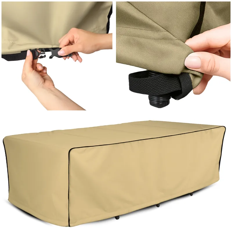 Pokrowiec na Meble Ogrodowe Stół Wodoodporny na Wymiar 250-300cm Mocny