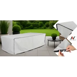 Pokrowiec na Meble Ogrodowe Stół Wodoodporny na Wymiar 250-300cm Mocny