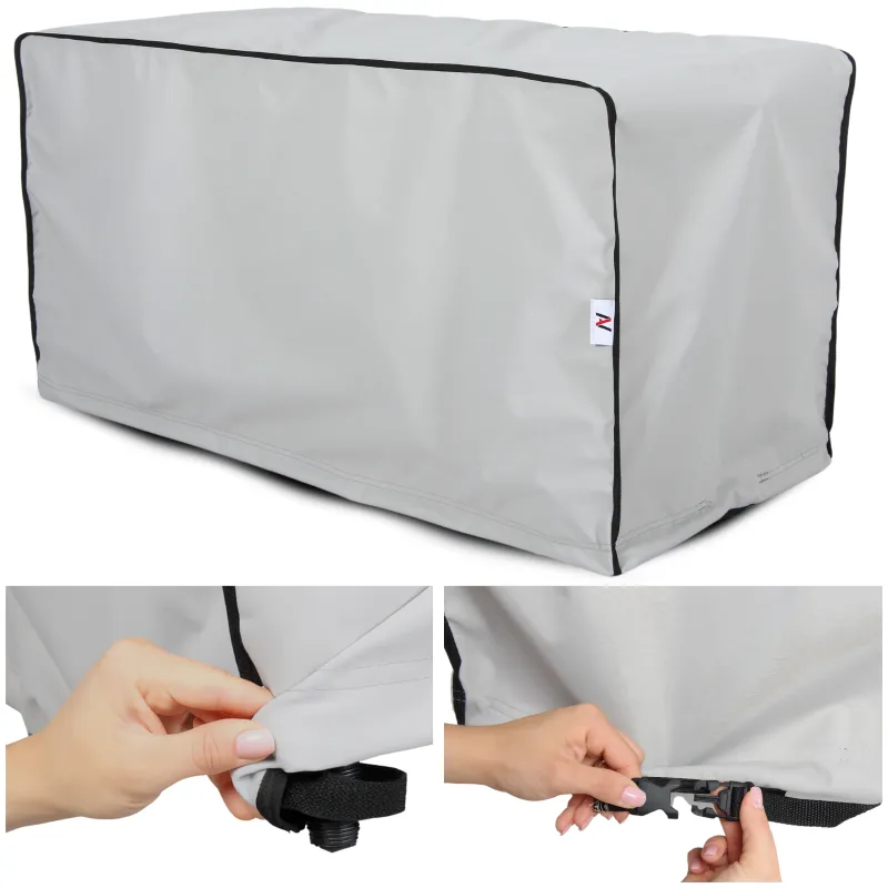 Pokrowiec na Stół Ogrodowy Skrzynia Wodoodporny na Wymiar do 150cm Mocny