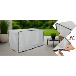 Pokrowiec na Stół Ogrodowy Skrzynia Wodoodporny na Wymiar do 150cm Mocny