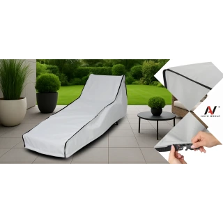 Pokrowiec Ochronny na Leżak Ogrodowy Wodoodporny UV 200x68x70 Plandeka