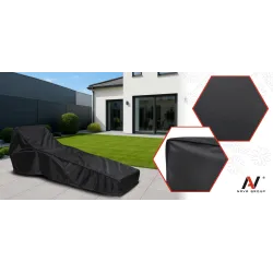 Pokrowiec Ochronny na Leżak Ogrodowy Wodoodporny UV 200x68x70 Plandeka