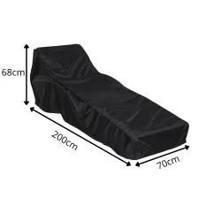 Pokrowiec Ochronny na Leżak Ogrodowy Wodoodporny UV 200x68x70 Plandeka