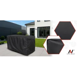 Pokrowiec na Stół Ogrodowy Skrzynia Wodoodporny na Wymiar do 150cm Mocny