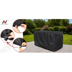 Pokrowiec na Stół Ogrodowy Skrzynia Wodoodporny na Wymiar do 150cm Mocny