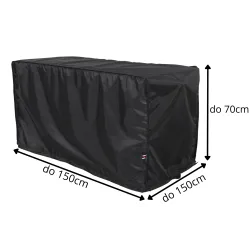 Pokrowiec na Stół Ogrodowy Skrzynia Wodoodporny na Wymiar do 150cm Mocny
