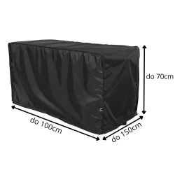 Pokrowiec na Stół Ogrodowy Skrzynia Wodoodporny na Wymiar do 100cm Mocny