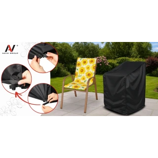 Pokrowiec na Krzesła Ogrodowe Wodoodporny Plandeka Fotel Krzesło 75x70x105 Mocny