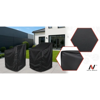 Pokrowiec na Krzesła Ogrodowe Wodoodporny Plandeka Fotel Krzesło 75x70x105 Mocny