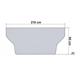 Osłona antyszronowa na szybę auta mata ochronna na zimę i lato całoroczna