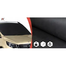 Mata antyszronowa na szybę przednią VAN BUS ochrona na zimę i lato czarna