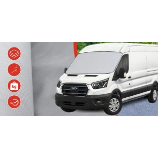 Antyszronowa mata osłona na szybę van bus lato/zima 235x110cm