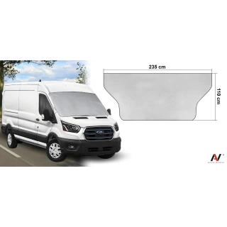 Osłona Przeciwsłoneczna Mata Antyszronowa na Szybę VAN BUS Całoroczna 235x110cm
