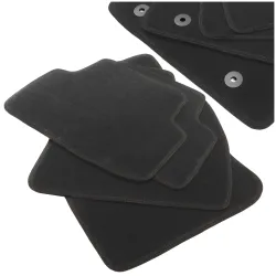 Dywaniki Samochodowe Welurowe Alfa Romeo Gulietta 2010-2018r Exclusive Komplet Grafitowe