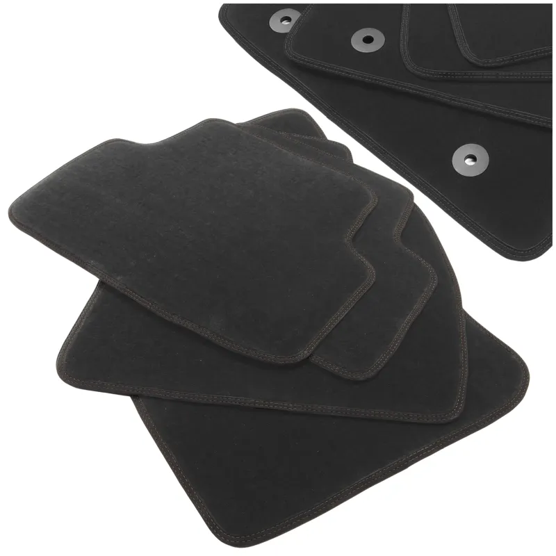 Dywaniki Samochodowe Welurowe Alfa Romeo Gulietta 2010-2018r Exclusive Komplet Grafitowe