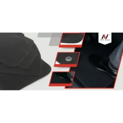 Dywaniki Samochodowe Welurowe Subaru XV I 2012-2017r Exclusive Komplet Grafitowe