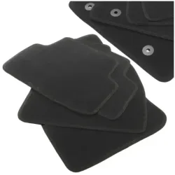 Dywaniki Samochodowe Welurowe Toyota Rav 4 IV 2013-2018r Exclusive Komplet Grafitowe