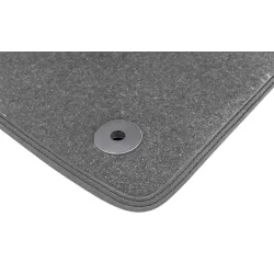 Dywaniki Samochodowe Welurowe Alfa Romeo Gulietta 2010-2018r Exclusive Komplet Szare