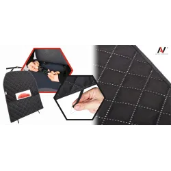 Osłona na tył fotela mata ochronna ochraniacz samochodowy tyłu z kieszenią