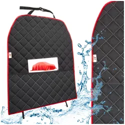 Osłona na tył fotela z kieszenią mata ochronna ochraniacz samochodowy tyłu